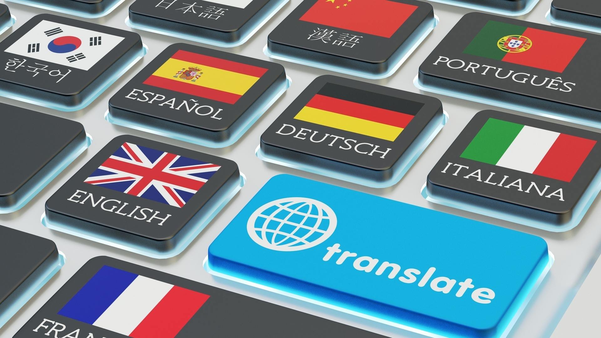 Professional services of foreign language translators